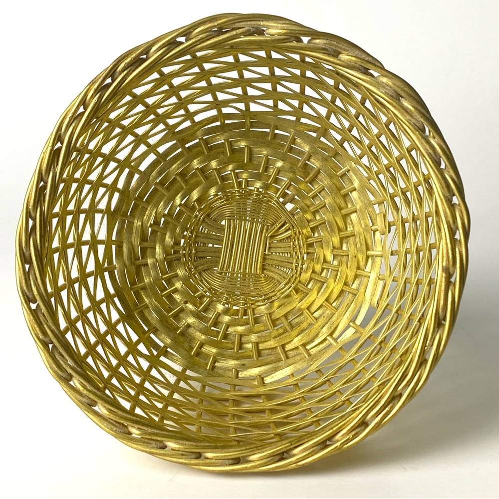 Gold Woven Basket